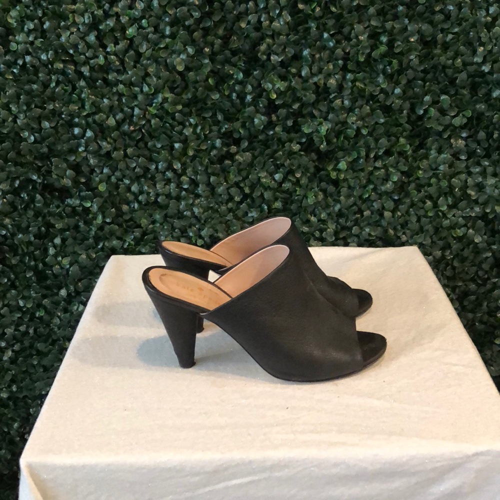 Kate Spade Leather “Bova” Mule Heels (Sz 7)
